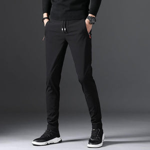 2020 Summer Men Sweatpants Warm thin Pants Loose Elastic Waist Pants Casual Pants Trousers Big Plus Size 38