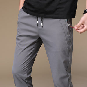 2020 Summer Men Sweatpants Warm thin Pants Loose Elastic Waist Pants Casual Pants Trousers Big Plus Size 38