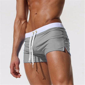 ALSOTO Summer Swimwear Men Breathable Men's Swimsuits Trunks Boxer Briefs Sunga SwimSuits Maillot De Bain Beach Shorts 2020 New