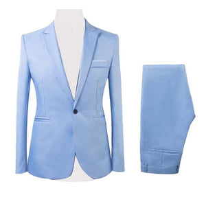 Formal Mens Suits with Pants Men's Blazer  Wedding Male Groom Tuxedos suit Prom (Jacket+Pants) costume homme