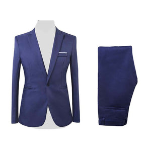 Formal Mens Suits with Pants Men's Blazer  Wedding Male Groom Tuxedos suit Prom (Jacket+Pants) costume homme