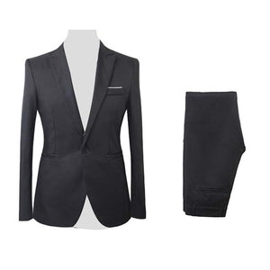 Formal Mens Suits with Pants Men's Blazer  Wedding Male Groom Tuxedos suit Prom (Jacket+Pants) costume homme