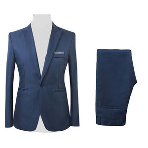 Formal Mens Suits with Pants Men's Blazer  Wedding Male Groom Tuxedos suit Prom (Jacket+Pants) costume homme