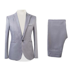 Formal Mens Suits with Pants Men's Blazer  Wedding Male Groom Tuxedos suit Prom (Jacket+Pants) costume homme