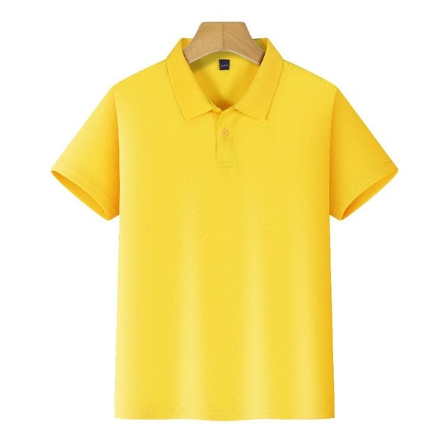 High-end customization POLO shirt custom work POLO short sleeve team high quality quick-drying shirt Adult and children sizes