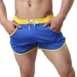 Hot Men Board Shorts Summer Beach Casual Loose Elastic Waist Sexy Comfort Athletic Gym Sports Training Swimwear Short Pants