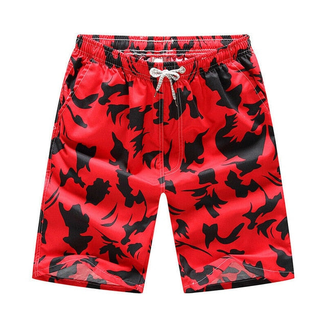 Hot Mens Board Short Print Swimwear Swimsuits Surf Board Beach Wear Male Casual Loose Swim Trunks Shorts Quick Dry