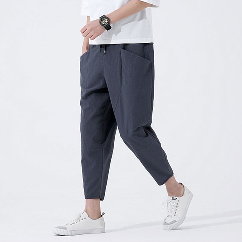 Legible Brand Casual Harem Pants Men Jogger Pants Men Loose Trousers Male Chinese Traditional Harajuku 2020 Summer Clothe