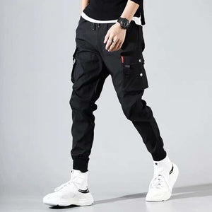 Men's Side Pockets Cargo Harem Pants 2020 Hip Hop Casual Male Tatical Joggers Trousers Fashion Casual Streetwear Pants