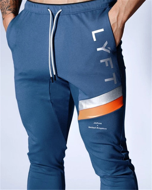 New Jogging Pants Men Sport Sweatpants Running Pants GYM Pants Men Joggers Cotton Trackpants Slim Fit Pants Bodybuilding Trouser