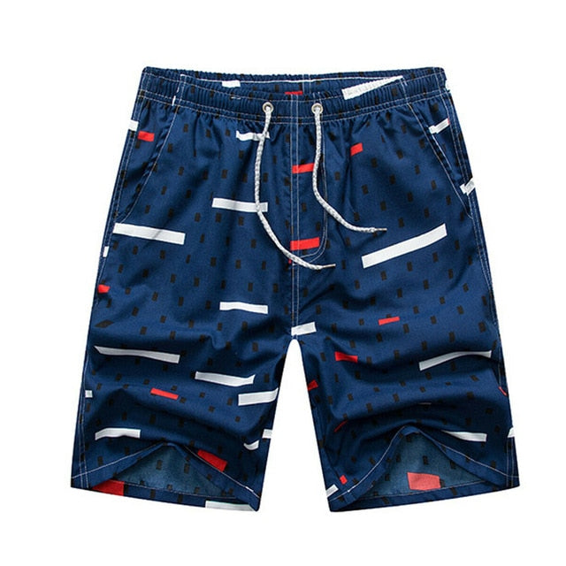 New Men's Swim Trunks Beach Shorts Surf Board Print Shorts Summer Sports Pants Breathable