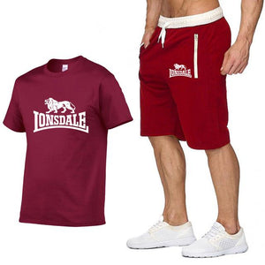 Tracksuit Men Sets Male Sweatshirt Pants Summer Men's Cropped T Shirt Shorts Casual Suits Sportswear Mens Clothing