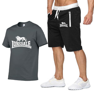 Tracksuit Men Sets Male Sweatshirt Pants Summer Men's Cropped T Shirt Shorts Casual Suits Sportswear Mens Clothing