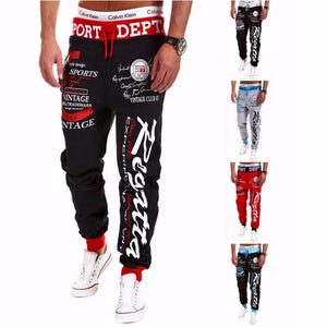 Trousers 2019 Hot Sale Baggy Mens Letter Printing Baggy Harem Cool Long Pants Joggers Wear  Plus Size M-XXXL Drawstring