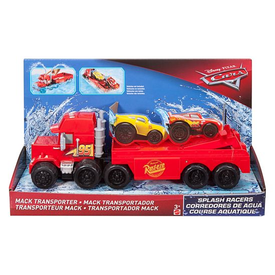 Disney Pixar Cars Splash Racers Mack Transporter publish1tttt