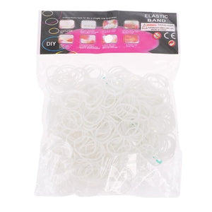 600PCS Rainbow Mega Refill Rubber Bands DIY Bracelets Bands Party Favor Art Crafts For Girls