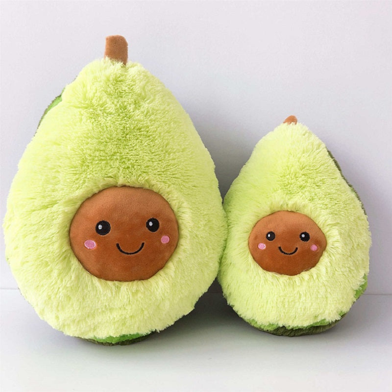 Stuffed avocado pillow Fluffy pillows Fruta Planta Decorate Tableware  Fruit pillow Avocado toy