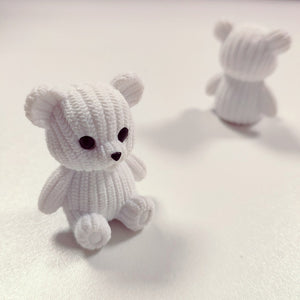 Mini Teddy Resin Bear Accessories Doll House Decoration Miniature Bear Model Dollhouse Toys For Kids Baby Shower Party Toys Gift