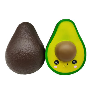 Kawaii Avocado Diy Antistress Squishy Toys Simulated Fruit Series Slow Rising Stress Relief Funny Toy for Adults Baby Xmas Gift