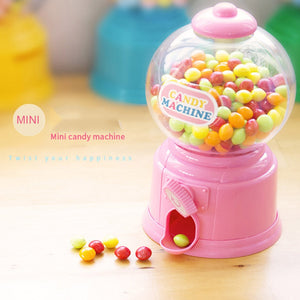 Mini Candy Machine Bubble Gum Ball Dispenser Coin Bank Kids Educations Toys Cute Sweets Save Money Games Birthday New Year Gifts