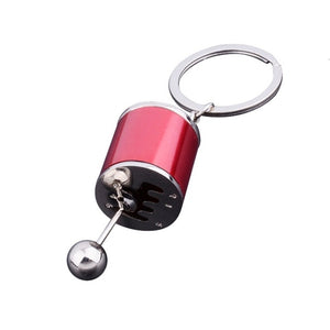 Metal Anti Stress Fob Keyring Creative Car 6 Speed Gearbox Gear Fidget Toy Shift Racing Tuning Model Keychain Novelty Car Toys