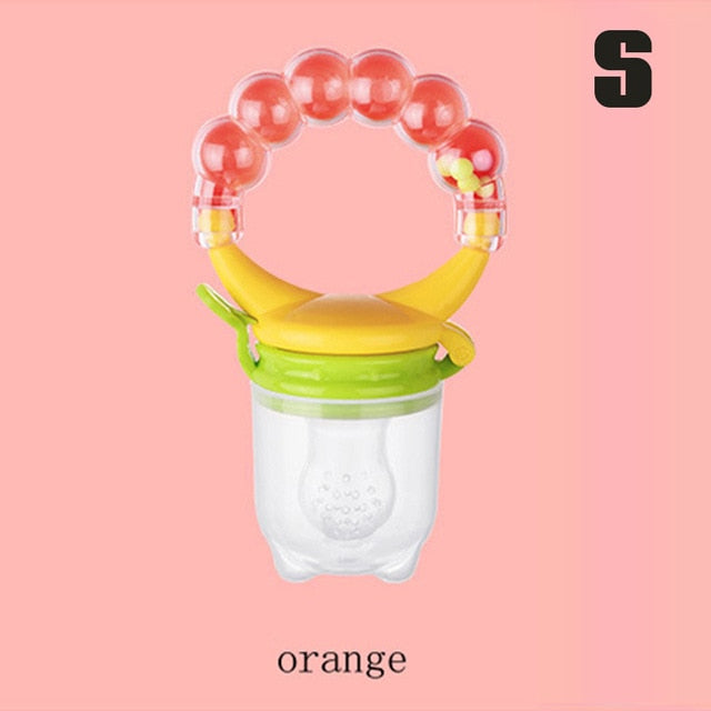 Newborn Baby Fruit Teether Baby Nipple Food Bite Pacifier Birth Infant Silicone Teethers Safe Feeder Bite Food Teether Oral Care