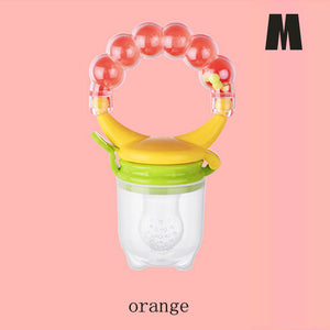 Newborn Baby Fruit Teether Baby Nipple Food Bite Pacifier Birth Infant Silicone Teethers Safe Feeder Bite Food Teether Oral Care