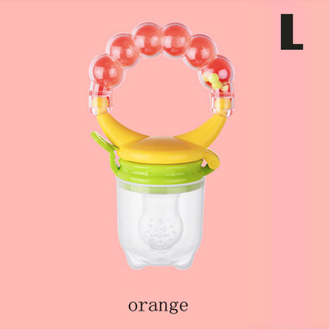 Newborn Baby Fruit Teether Baby Nipple Food Bite Pacifier Birth Infant Silicone Teethers Safe Feeder Bite Food Teether Oral Care