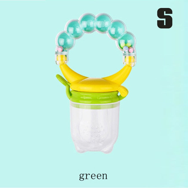 Newborn Baby Fruit Teether Baby Nipple Food Bite Pacifier Birth Infant Silicone Teethers Safe Feeder Bite Food Teether Oral Care