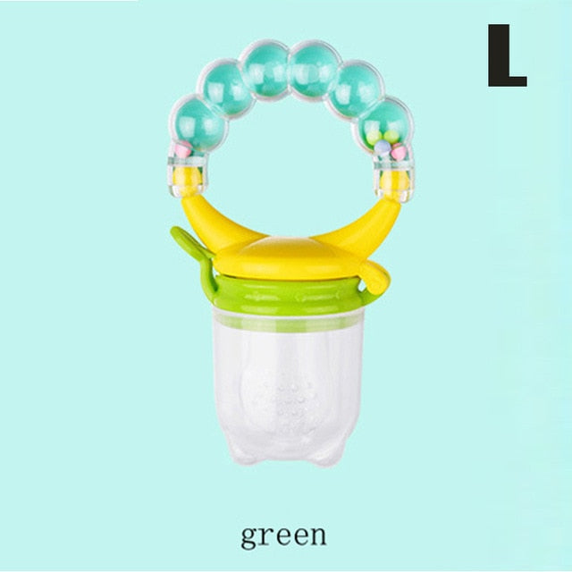 Newborn Baby Fruit Teether Baby Nipple Food Bite Pacifier Birth Infant Silicone Teethers Safe Feeder Bite Food Teether Oral Care