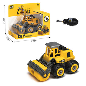 Nut Disassembly Loading Unloading Engineering Truck Excavator Bulldozer Child Screw Boy Creative Tool Education Toy Car Model