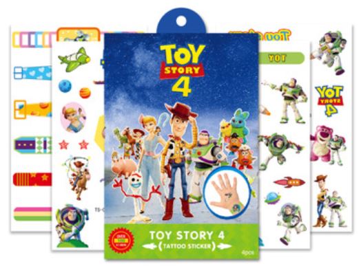 disney Toy Story Woody Buzz Child Temporary Tattoo Body Art Flash Tattoo Stickers frozen elsa anna Waterproof  Styling Sticker