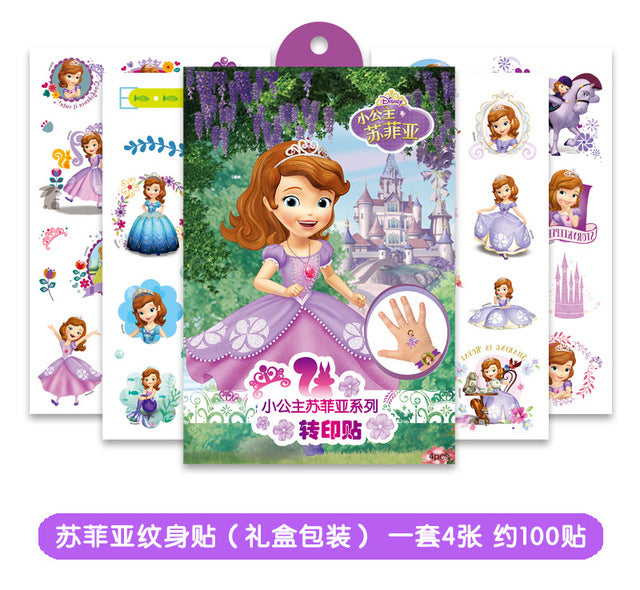 disney Toy Story Woody Buzz Child Temporary Tattoo Body Art Flash Tattoo Stickers frozen elsa anna Waterproof  Styling Sticker