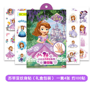 disney Toy Story Woody Buzz Child Temporary Tattoo Body Art Flash Tattoo Stickers frozen elsa anna Waterproof  Styling Sticker