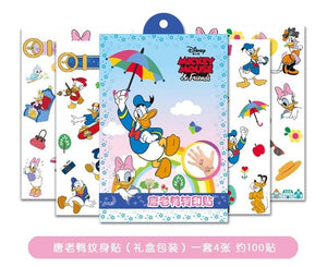 disney Toy Story Woody Buzz Child Temporary Tattoo Body Art Flash Tattoo Stickers frozen elsa anna Waterproof  Styling Sticker