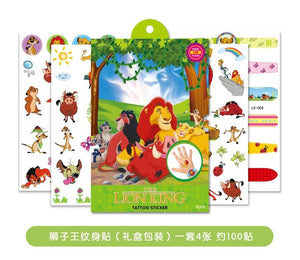 disney Toy Story Woody Buzz Child Temporary Tattoo Body Art Flash Tattoo Stickers frozen elsa anna Waterproof  Styling Sticker