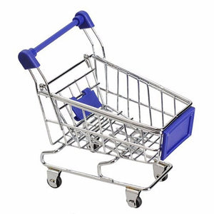 Creative Mini Children Handcart Simulation Small Supermarket Shopping Cart Utility Cart Pretend Play Toys Strollers Kids Gift