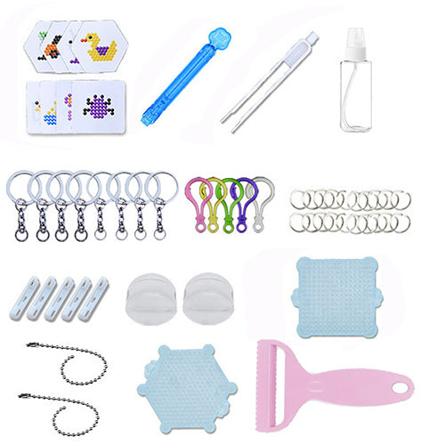 DIY Fuse Beads Magic Water Creative beads set Pen Tweezer Pegboard Kit Accessories Girls Gift kids toys for Children 8 10 years