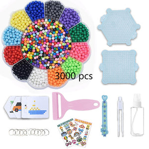 DIY Fuse Beads Magic Water Creative beads set Pen Tweezer Pegboard Kit Accessories Girls Gift kids toys for Children 8 10 years