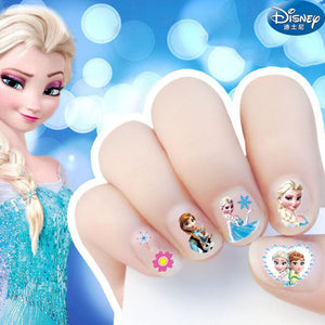 frozen 2 elsa anna Nail Stickers Toy new Disney Sofia White snow Princess Mickey Minnie girls  toys for girlfriend kids gift