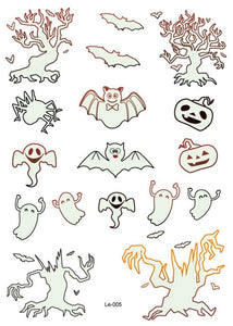 BalleenShiny Luminous Tattoos Glow In The Dark Children's Temporary Tattoos Kids Christmas Fluorescent Waterproof Cute Stickers