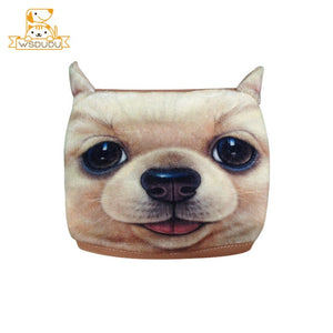 Kawaii Dogs Cat Mask Bulldog Husky Golden Sharpei Cute Puppy Kitten Animal Plush Stuffed Toys Anti Dust Face Cover Winter Gifts