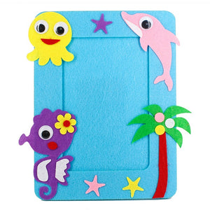 DIY Non-woven Picture Frame 3D Photo Frame Children  Non-woven Stickers Handmade DIY Toys Material Package Craft Toys