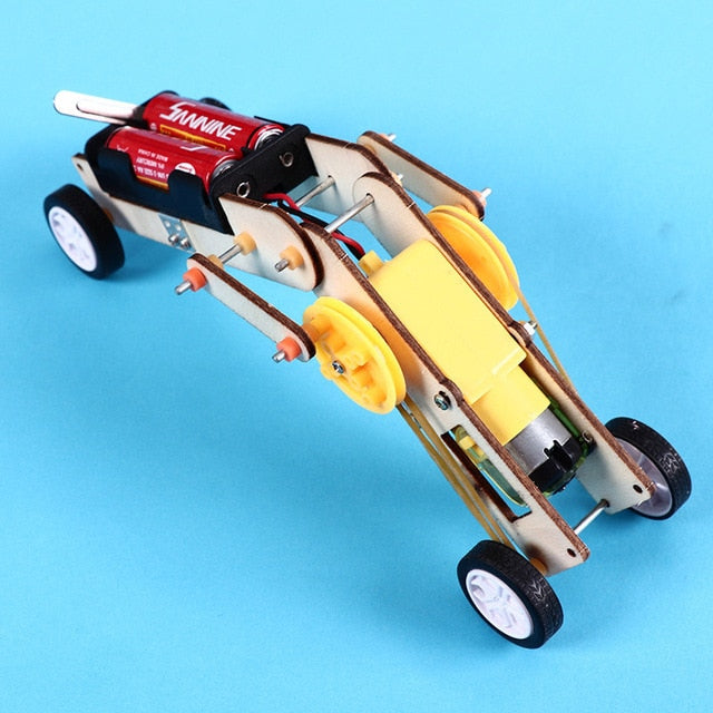 Electric Crawling Robot Kits DIY Assembled Model Technology Educational Science Toys For Children STEM School Brinquedos Gifts
