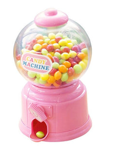 Mini Candy Machine Bubble Gum Ball Dispenser Coin Bank Kids Educations Toys Cute Sweets Save Money Games Birthday New Year Gifts