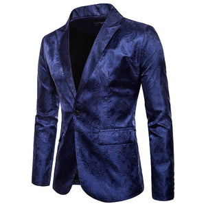 Men Suit Banquet Wedding Suit Party Suit Bar Night Club Suit Men Tops Bright Suit Paisley Suit Fashion Men's Suit