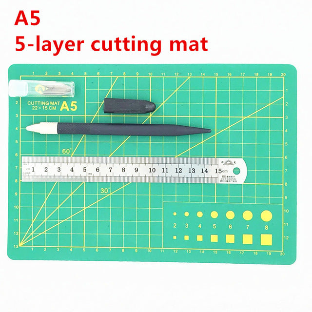 Hobby Modelling Tools Set Model DIY Accessories Cutting Mat Self Healing Grinding Machine Polishing Tools Kit For Gundam