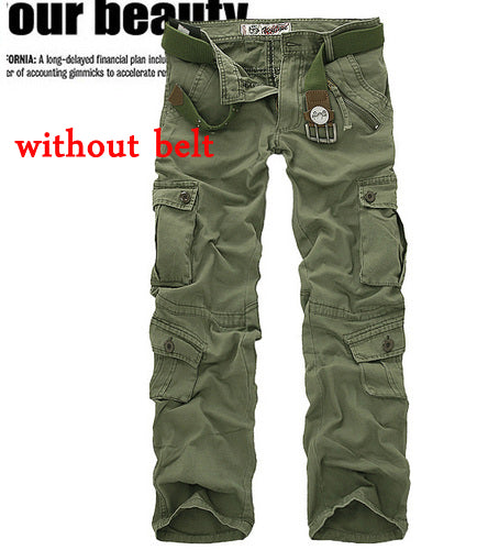 Hot sale free shipping men cargo pants camouflage  trousers military pants for man 7 colors