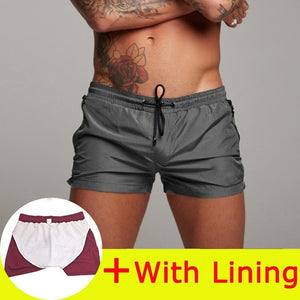 Summer Board shorts Swimwear Mens Swim Shorts Summer Beach Shorts Boxer Swimming Trunks Men Swimsuit High Quality Board Shorts