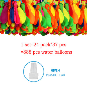 888 pcs Summer Water Balloons Toys for Children Adults Outdoor Water Game Pool Games Beach Party